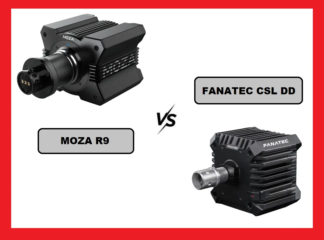 Comparativa Fanatec CSL DD vs Moza R9