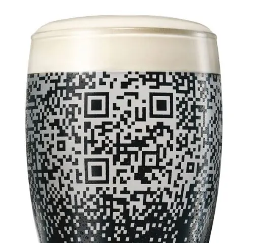 QR en Cerveza Guinness