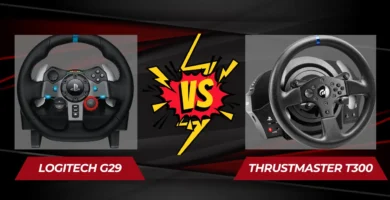 Logitech G29 vs Thrustmaster T300 RS GT