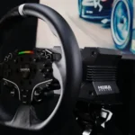 Moza R5 Montado en simulador