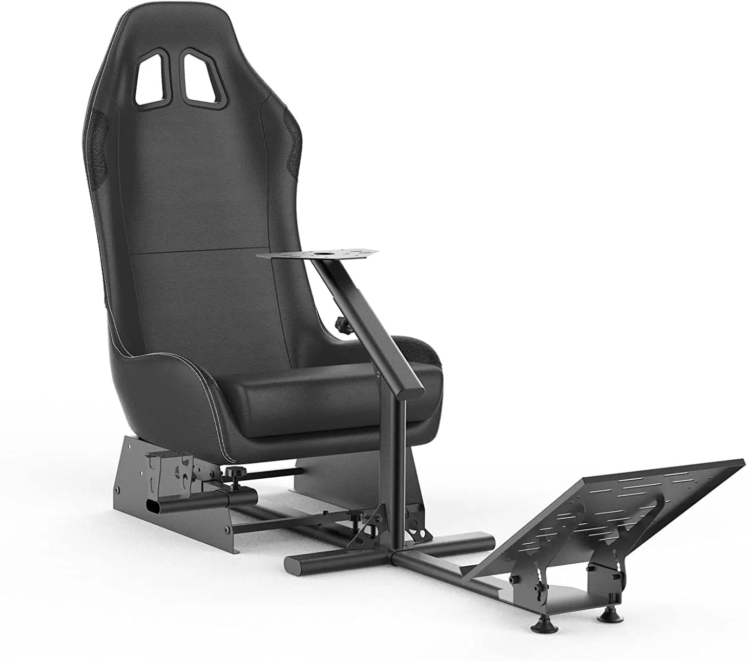 cirearoa Racing Wheel Stand con Silla de Juego de Asiento Cabina de conducción