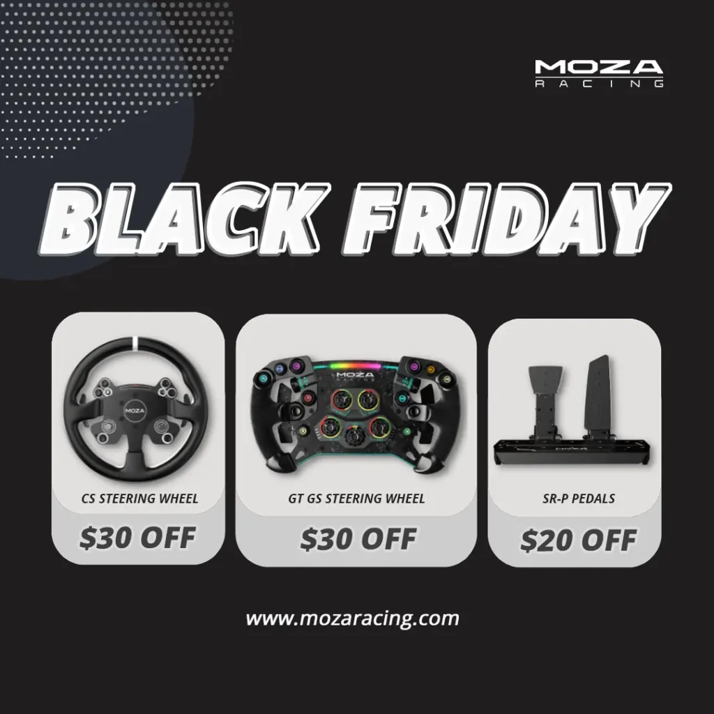 Descuentos Black Friday Moza Racing