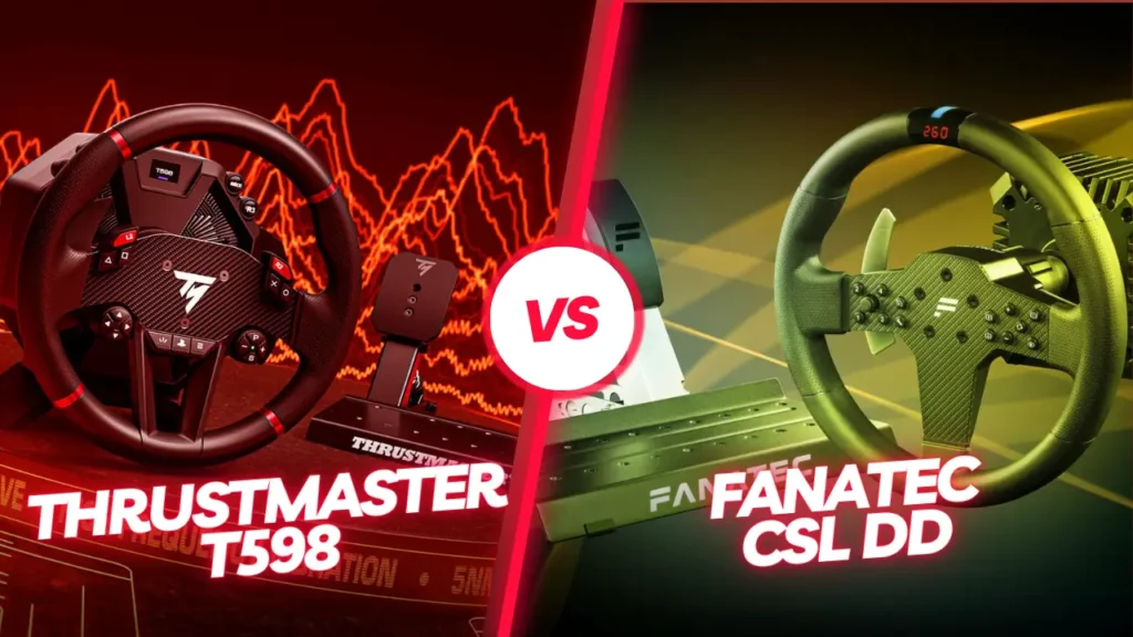 Thrustmaster T598 vs Fanatec CSL DD