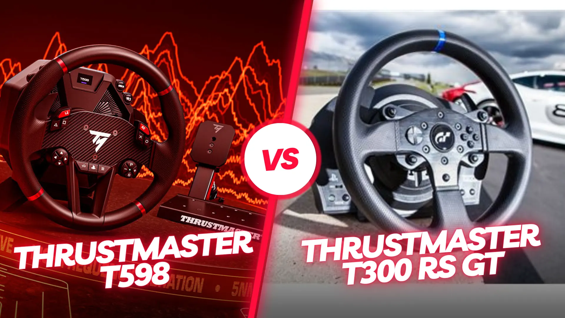 Moza R3 vs Thrustmaster T300 RS | Comparativa