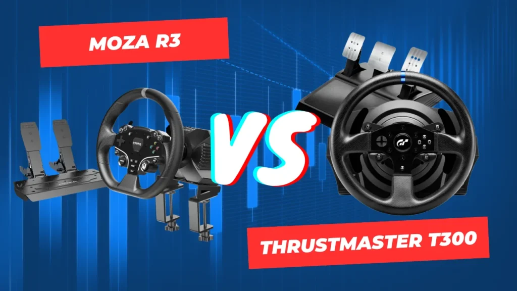 Moza R3 vs Thrustmaster T300 RS